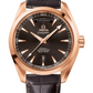 Omega Seamaster Rose Gold 41.5 MM - Brown Leather Strap - Grey Dial - 231.53.42.22.06.001