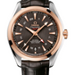 Omega Seamaster Rose Gold and Stainless Steel 43 MM - Brown Leather Strap - Gray Dial - 231.23.43.22.06.001