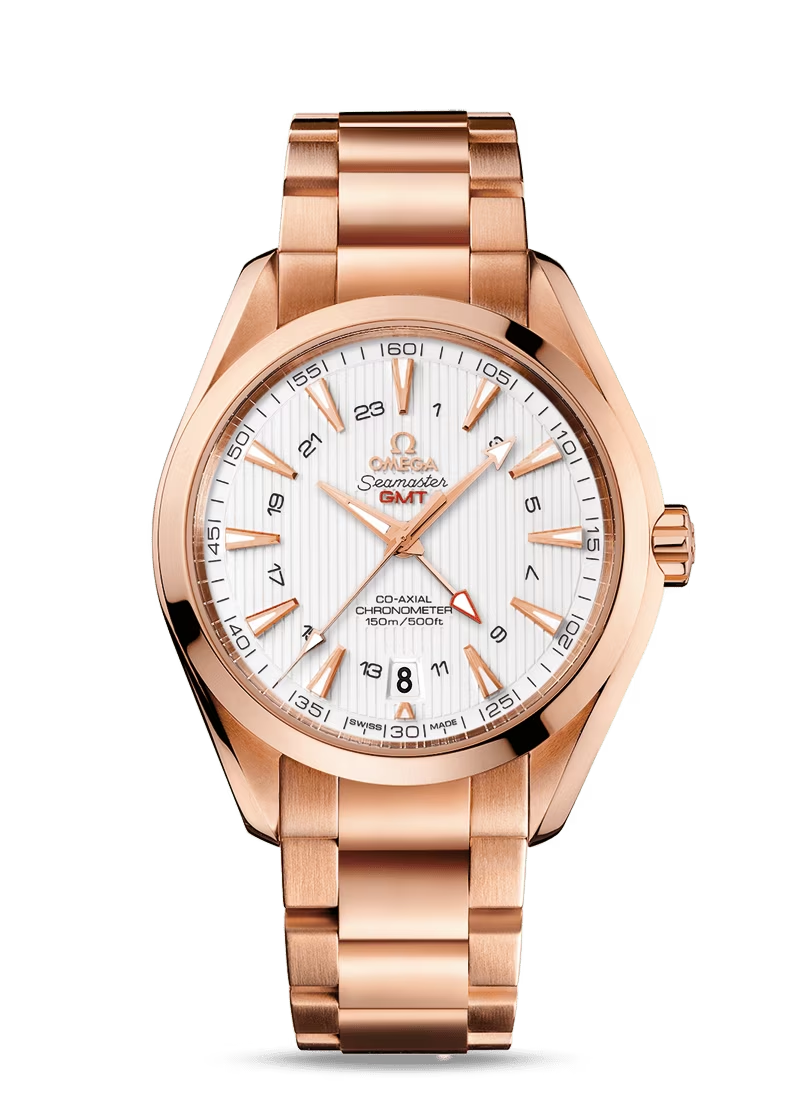 Omega Seamaster Rose Gold 43 MM - Rose Gold Bracelet - Silvery Dial - 231.50.43.22.02.001