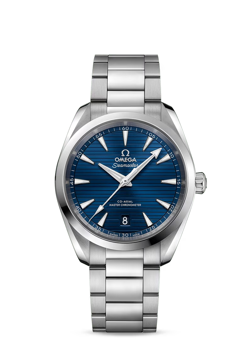 Omega Seamaster Aqua Terra Co Axial Stainless Steel 38 MM - Stainless Steel Bracelet - Blue Dial - 220.10.38.20.03.001