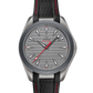 Omega Seamaster Titanium 41 MM - Black and Red Rubber Strap - Titanium Dial - 220.92.41.21.06.001