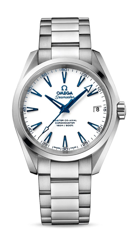 Omega Seamaster Titanium 38.5 MM - Titanium Bracelet - White Dial - 231.90.39.21.04.001