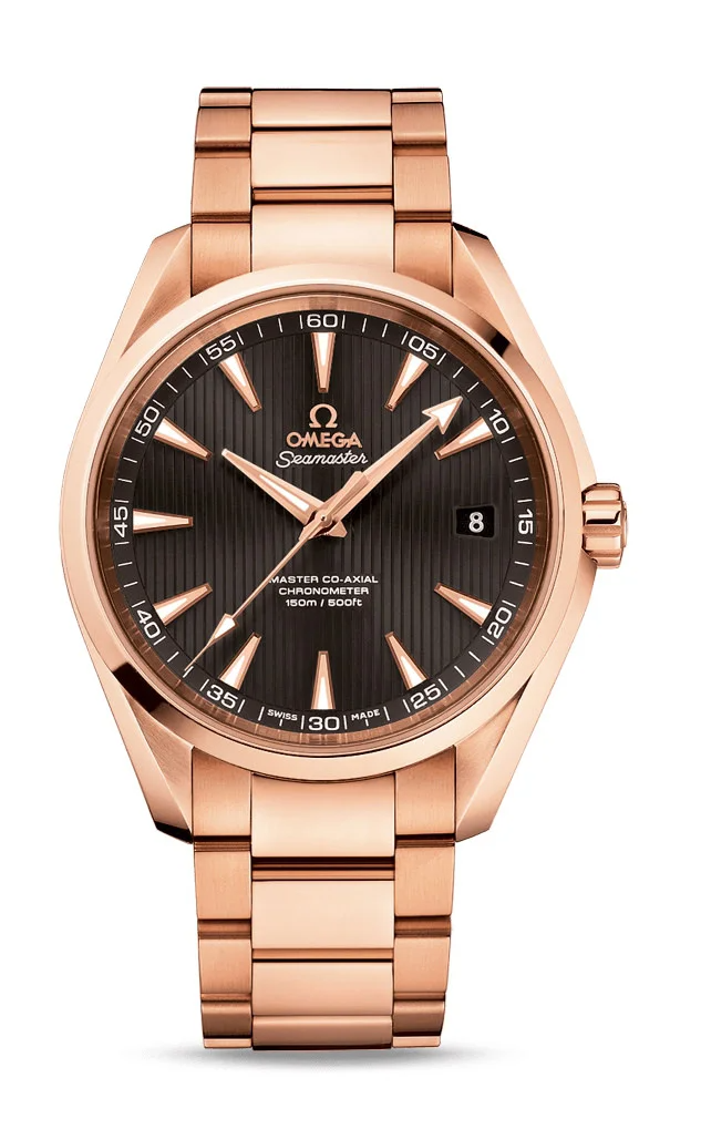 Omega Seamaster Rose Gold 41.5 MM - Rose Gold Bracelet - Gray Dial - 231.50.42.21.06.002