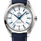 Omega Seamaster Titanium 43 MM - Blue Fabric Strap - White Dial - 231.92.43.22.04.001