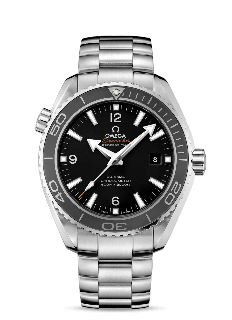 Omega Seamaster Planet Ocean Stainless Steel 45.5 MM - Stainless Steel Bracelet - Black Dial - 232.30.46.21.01.001