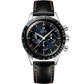 Omega FIRST Omega in Space Speedmaster - Stainless Steel - 39.7 MM - Leather Strap - Black Dial -  310.32.40.50.06.001