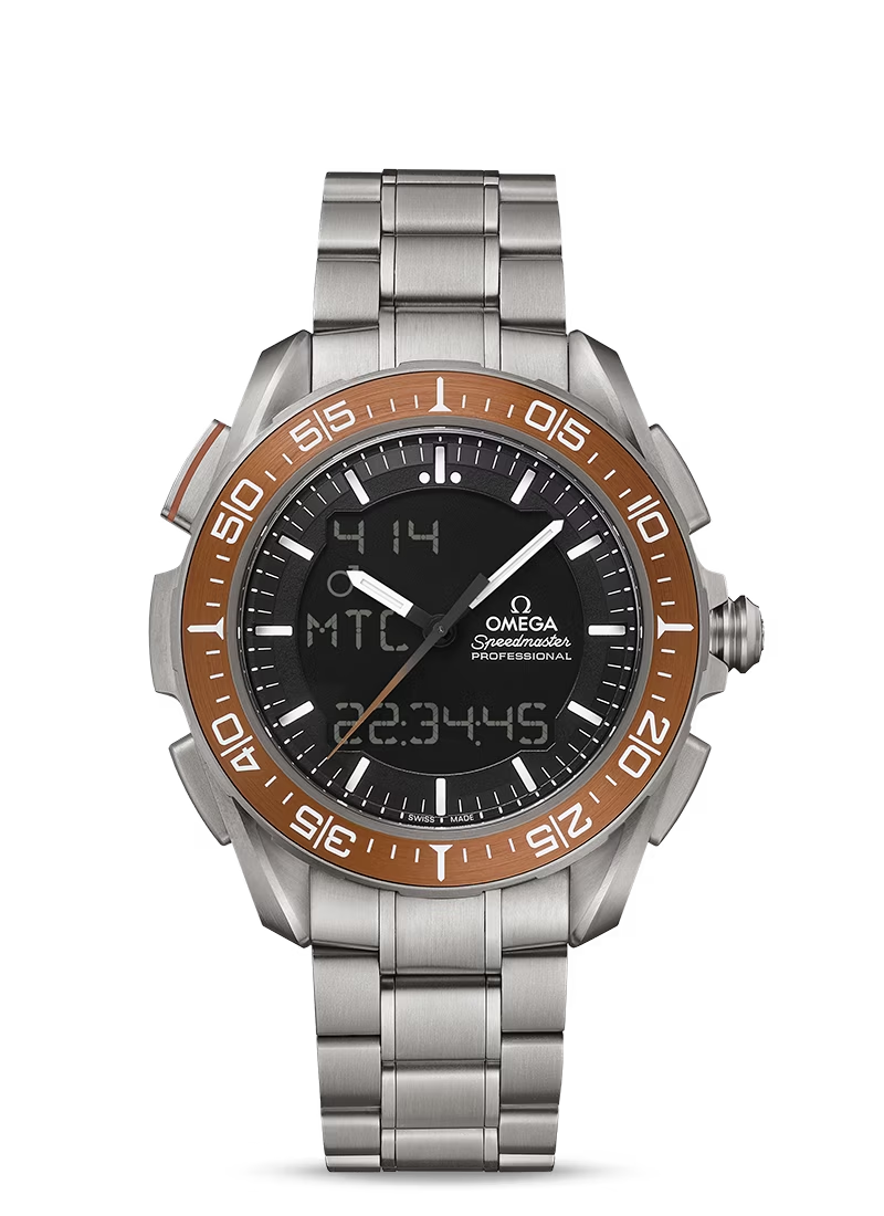 Omega Speedmaster Titanium 45 MM - Titanium Bracelet - Black Dial - 318.90.45.79.01.003 nyc watcher nyc watches