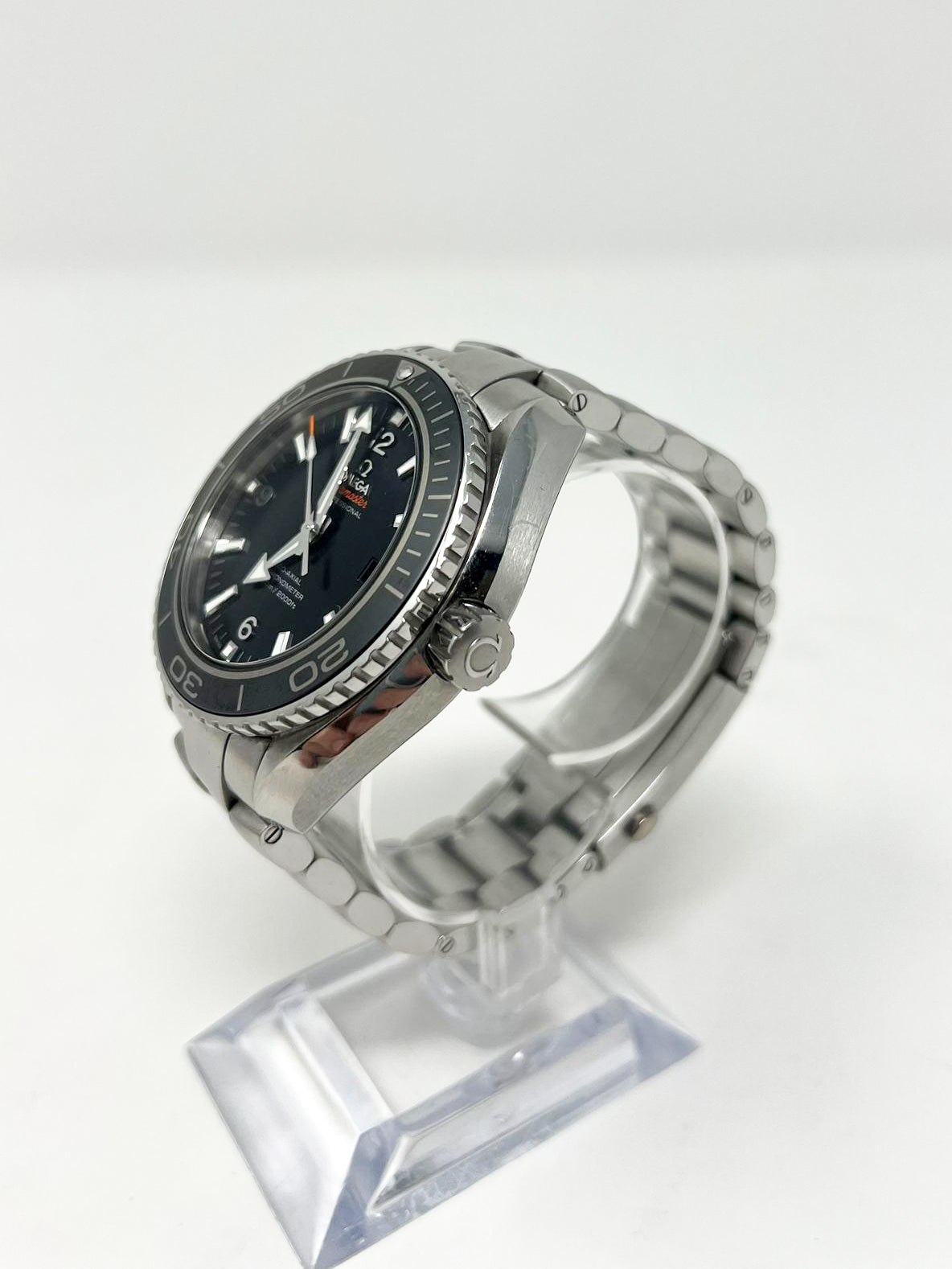 Omega Seamaster Planet Ocean Stainless Steel 45.5 MM - Stainless Steel Bracelet - Black Dial - 232.30.46.21.01.001