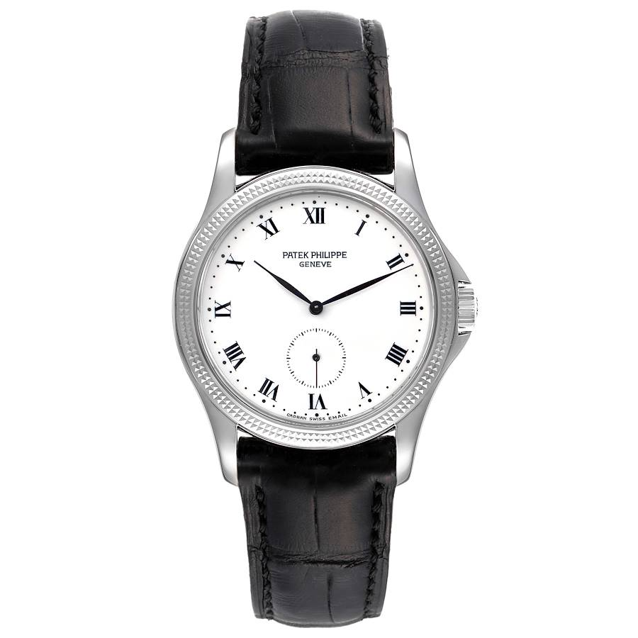 Patek Philippe Calatrava - 35 MM - White Gold - 5115G nyc watcher nyc watches