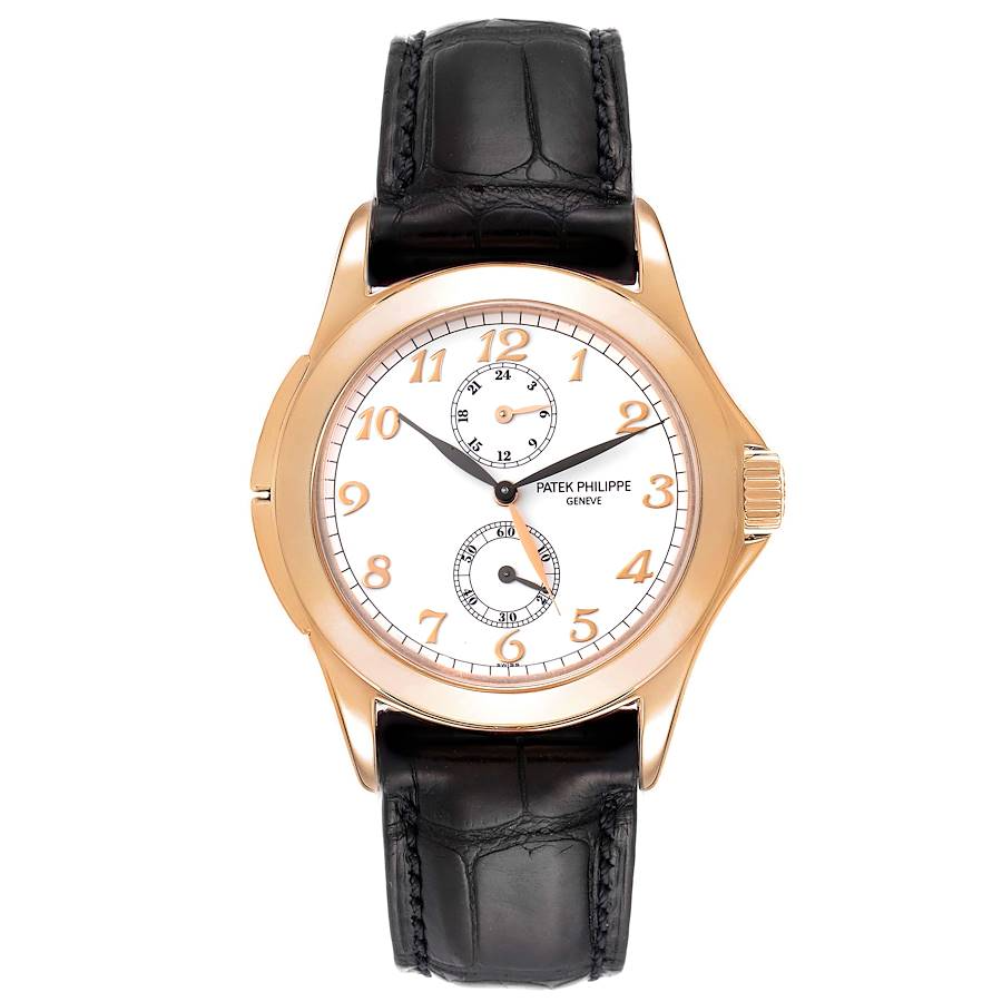 Patek Philippe Calatrava Travel Time - 37 MM - Rose Gold - 5134R nyc watcher nyc watches