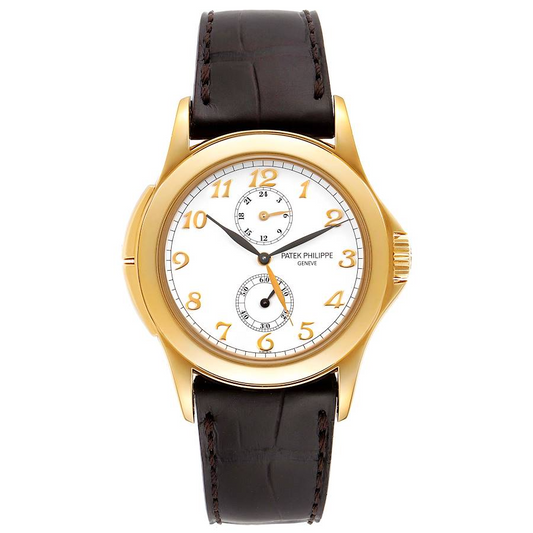 Patek Philippe Calatrava Travel Time - 37 MM - Yellow Gold - 5134J nyc watcher nyc watches