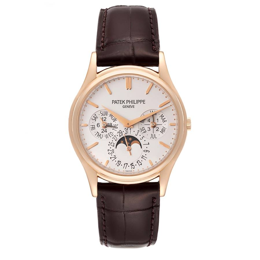 Patek Philippe Complicated - Perpetual Calendar and Moonphase - 37 MM - Rose Gold - 5140R nyc watcher nyc watches