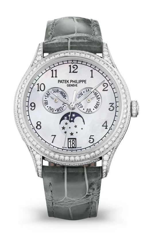 Patek Philippe Complications - Moonphase and Annual Calendar - 38 MM - White Gold - 4948G-010 nyc watcher nyc watches