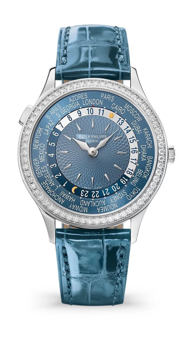 Patek Philippe Complications - World Timer - 36 MM - White Gold - 7130G-016 nyc watcher nyc watches