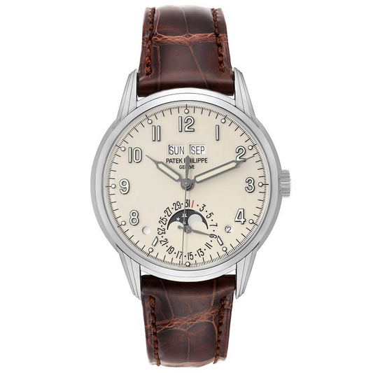 Patek Philippe Grand Complications - Moonphase and Annual Calender - 40 MM - White Gold - 5320G-001 nyc watcher nyc watches