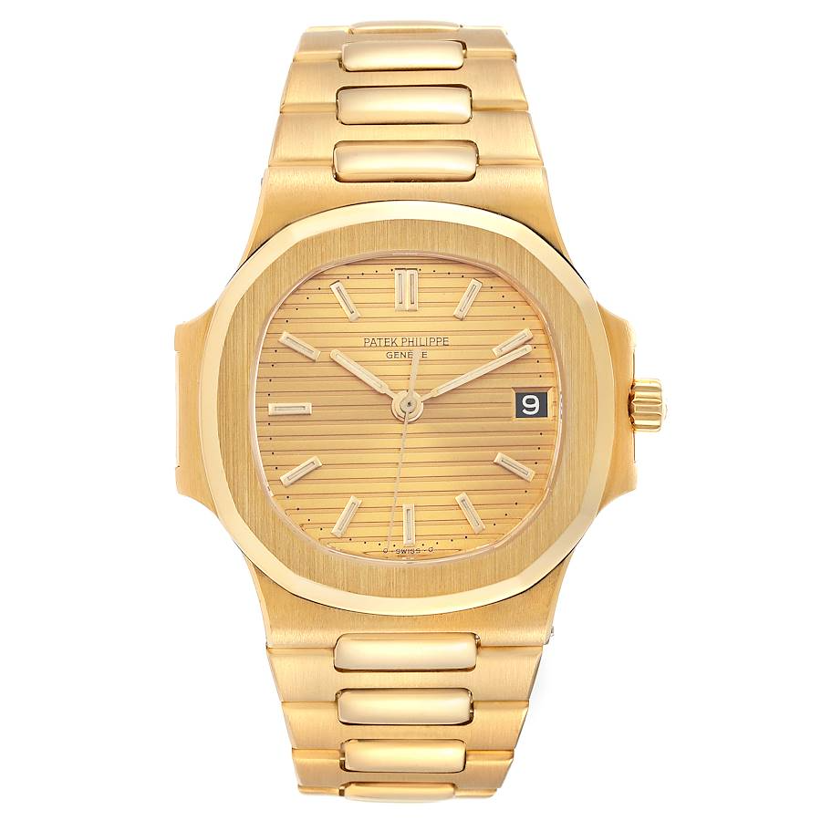 Patek Philippe Nautilus - 37.5 MM - Yellow Gold - 3800/1J nyc watcher nyc watches