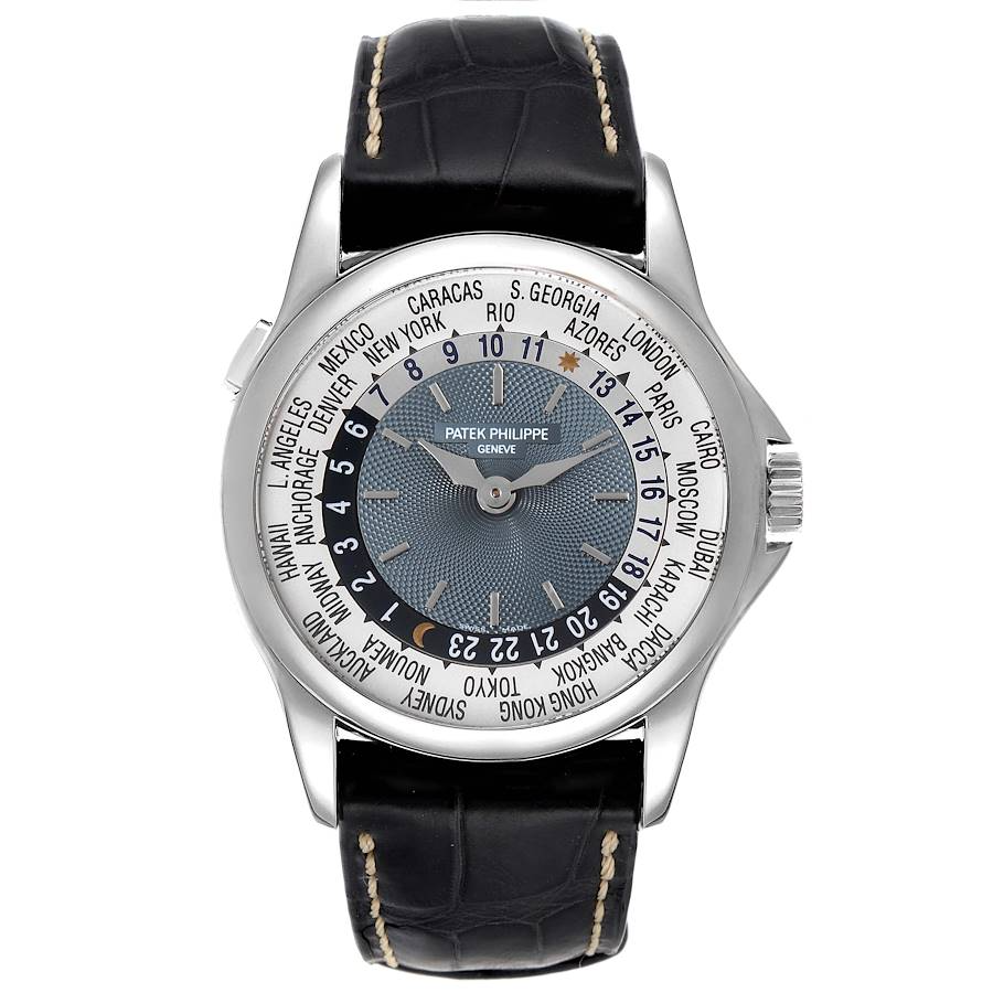 Patek Philippe World Time - Platinum - 37 MM - 5110P nyc watcher nyc watches