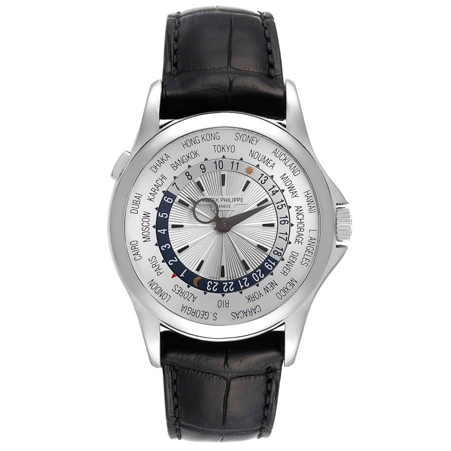 Patek Philippe Complications - World Time - White Gold - 39.5 MM - 5130G-019 nyc watcher nyc watches