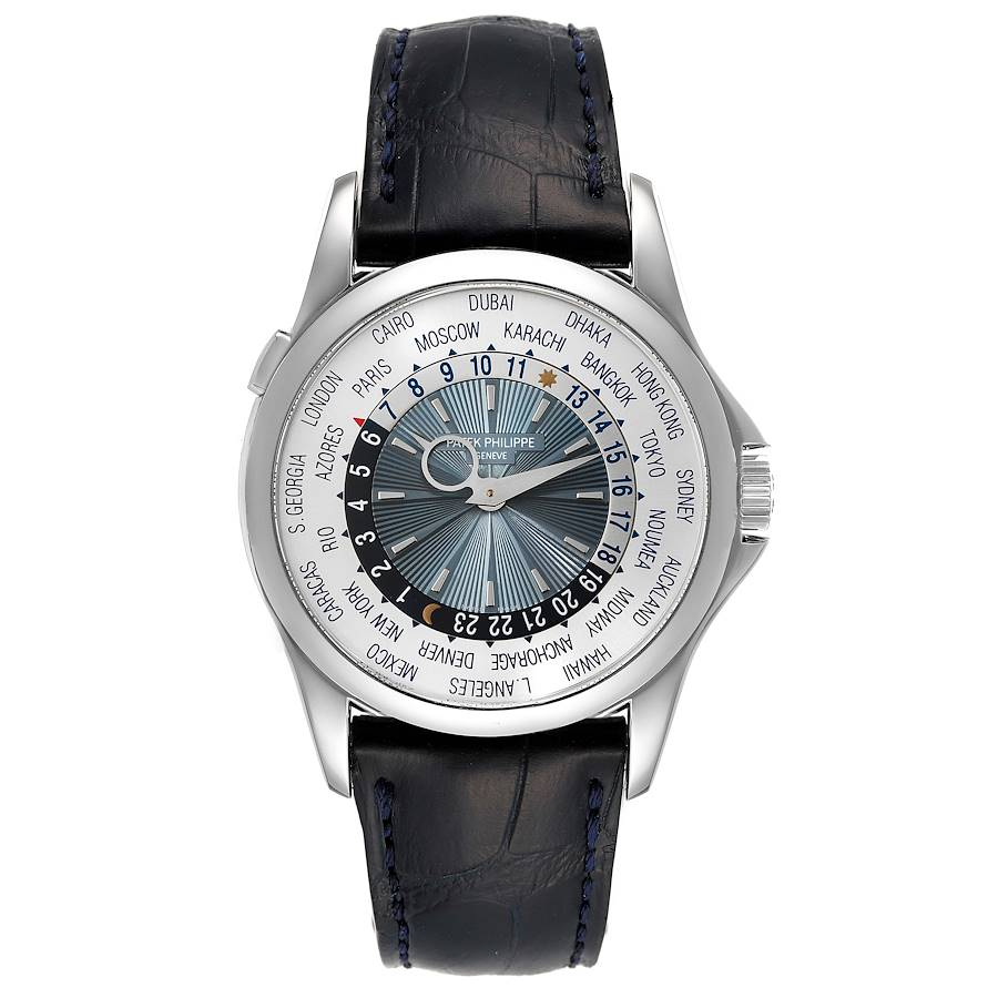 Patek Philippe Complications - World Time - Platinum - 39.5 MM - 5130P nyc watcher nyc watches