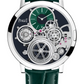 Piaget Altiplano - White Gold 41 MM - Green Leather Strap - Green Skeleton Dial - G0A47506