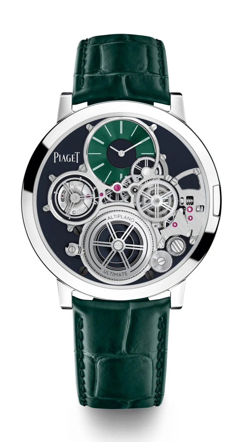 Piaget Altiplano - White Gold 41 MM - Green Leather Strap - Green Skeleton Dial - G0A47506