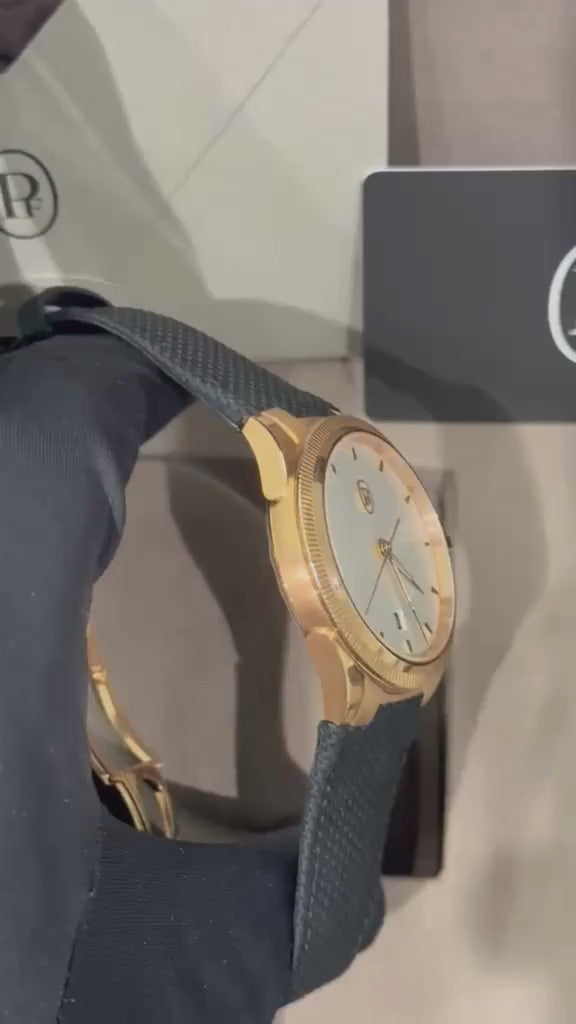 Parmigiani Fleurier Tonda PF Sport Automatic - 41 MM - 18ct Rose Gold - Silver Dial - PFC930-2020001-400182-EN