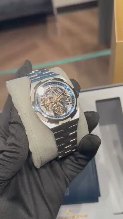 Vacheron Constantin - Overseas Tourbillon - 42.5 MM - Titanium - Skeleton Dial - 6000V/210T-B935
