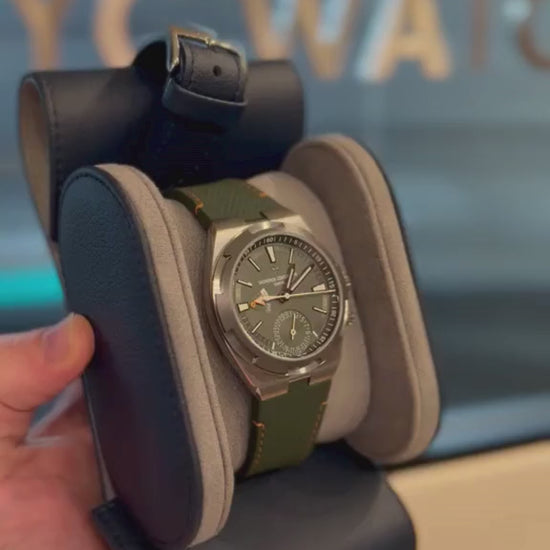Vacheron Constantin Overseas Dual Time Cardinal Points - West - 41 MM - Titanium - Green Dial - 7930V/210T-H075