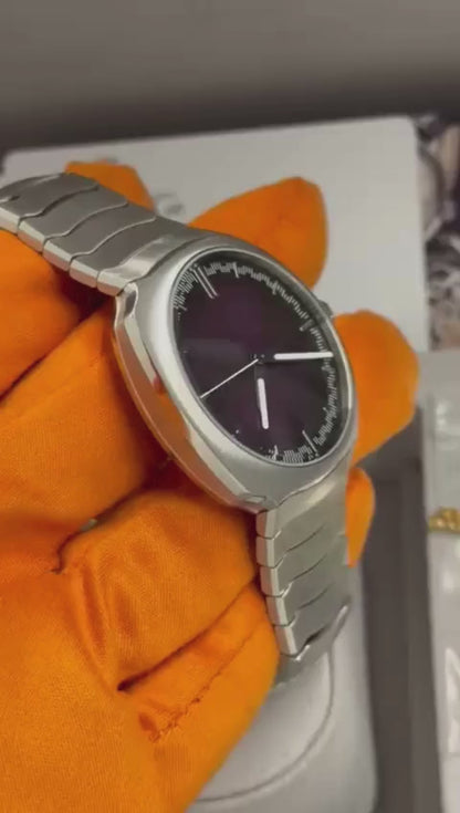 H. Moser & Cie Streamliner Centre Seconds Stainless Steel 40 MM - Purple Haze Dial - 6201-1201