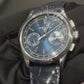 Patek Philippe Complications - Chronograph - 39 MM - Platinum - Blue Baguette Dial - Leather Bracelet - 5170P-001