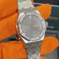 Audemars Piguet Royal Oak Selfwinding 37 MM - Stainless Steel Bracelet - Grey Dial - Diamond Bezel - 15551ST.ZZ.1356ST.06