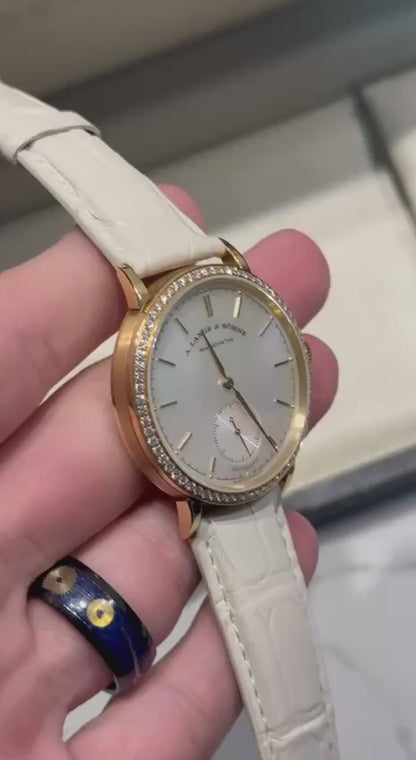 A. Lange & Söhne Saxonia Automatic - 18K Yellow Gold - 37 mm - Mother-of-Pearl Dial - Ref. 840.021