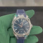 Omega Seamaster Aqua Terra Co Axial Stainless Steel 38 MM - Blue Structured Rubber Strap - Blue Ceramic Dial - 220.12.38.20.03.001