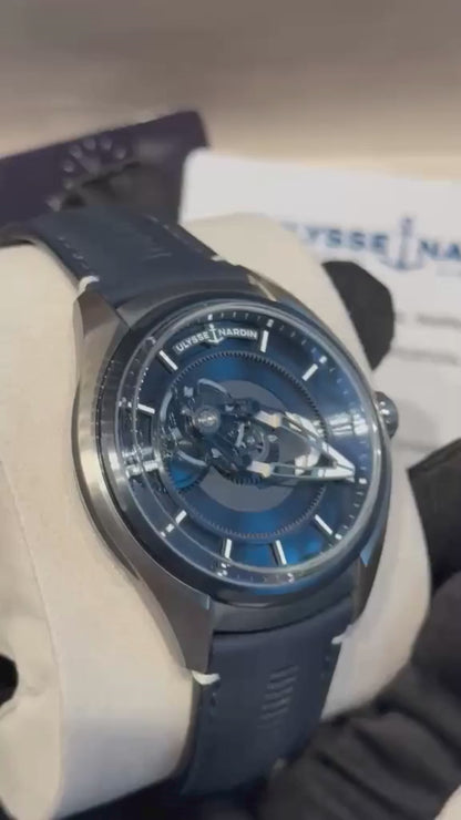 Ulysse Nardin Freak Titanium 43 MM - Blue Leather Strap - Blue Dial - 2303-270.1/03