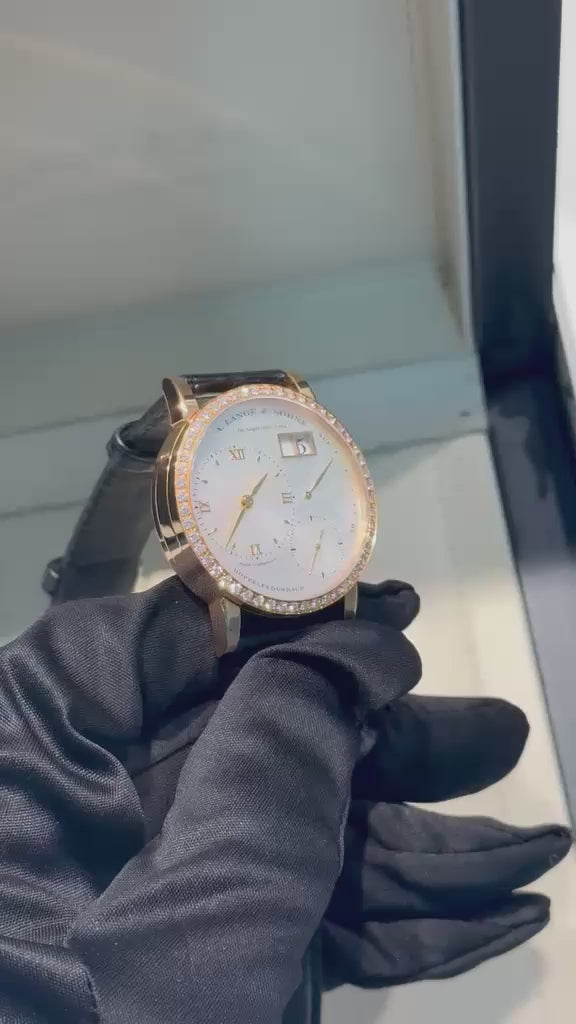 A. Lange &amp; Söhne Little Lange 1 Soirée Watch - 36.1 MM - 18K Rose Gold - Mother of Pearl Dial - Ref. 813.047