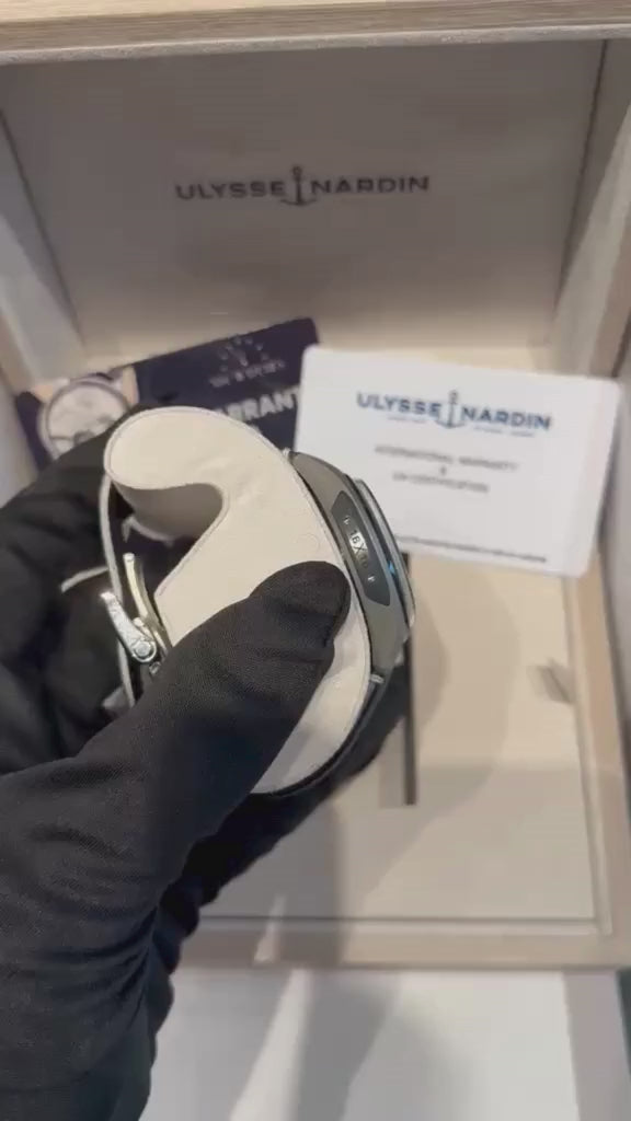 Ulysse Nardin Freak Titanium 43 MM - Blue Leather Strap - Blue Dial - 2303-270.1/03