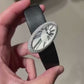 Cartier Baignoire Hypnose de Cartier White Gold 23 x 44 mm - Black Alligator Leather Bracelet - Silvered Dial - Diamond Bezel - WJ301949