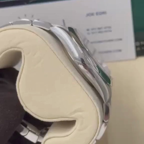 Rolex Oyster Perpetual - Stainless Steel - 41 MM - Oyster Bracelet - Pistachio Dial - Domed Bezel - 134300-0006