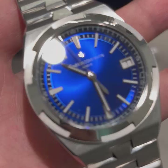 Vacheron Constantin Overseas Stainless Steel 41 MM - Stainless Steel Bracelet - Blue Dial - 4500V110A-B128