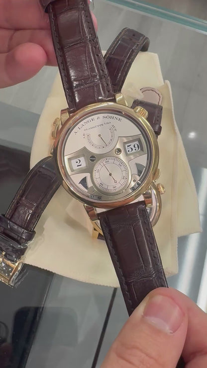 A.Lange & Söhne Zeitwerk Striking Time - 44.2 MM - Rose Gold - Silver Dial - 145.032