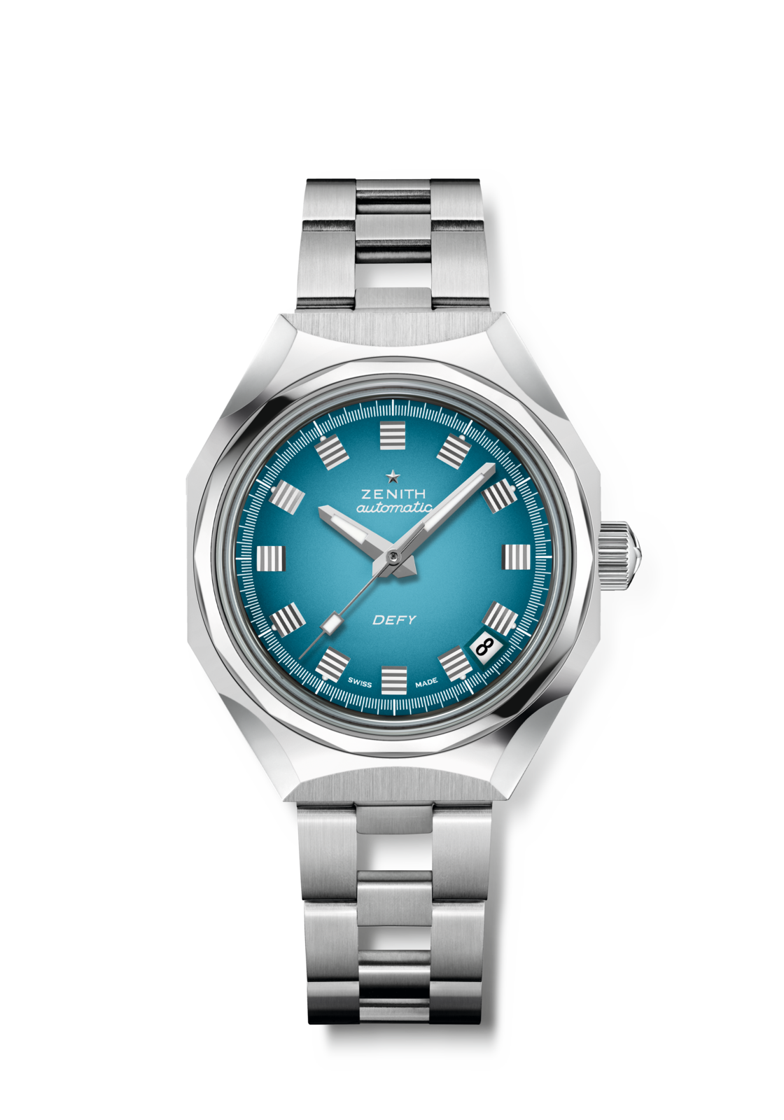 Zenith DEFY Revival A3690 - 37 MM - Stainless Steel - Teal Dial - 03.A3642.670/3690.M3642