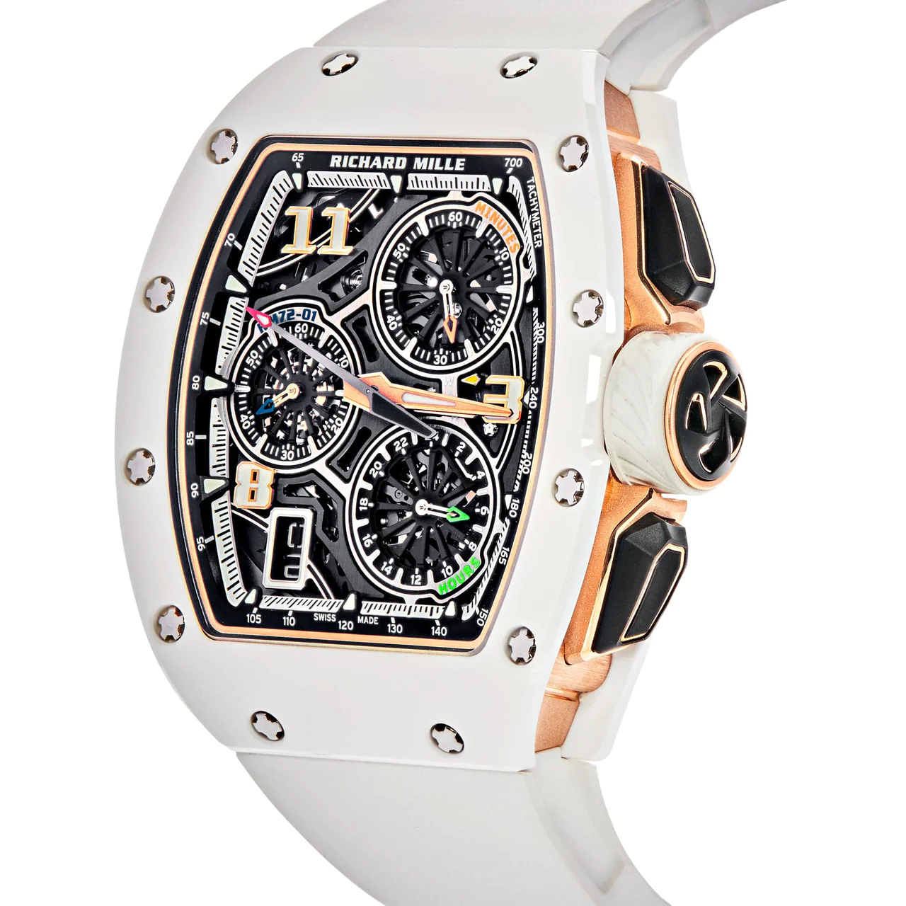 Richard Mille - Ceramic and Rose Gold - RM 72-01 RG CR  nyc watcher nyc watches