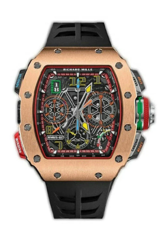 Richard Mille - Carbon and Rose Gold - RM 65-01 RG CB nyc watcher nyc watches