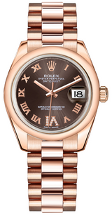 Rolex Datejust - Rose Gold - 31 MM - 178245F-0032 nyc watcher nyc watches