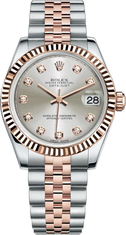 Rolex Datejust - 31 MM - Steel and Rose Gold - 178271-0030 nyc watcher nyc watches