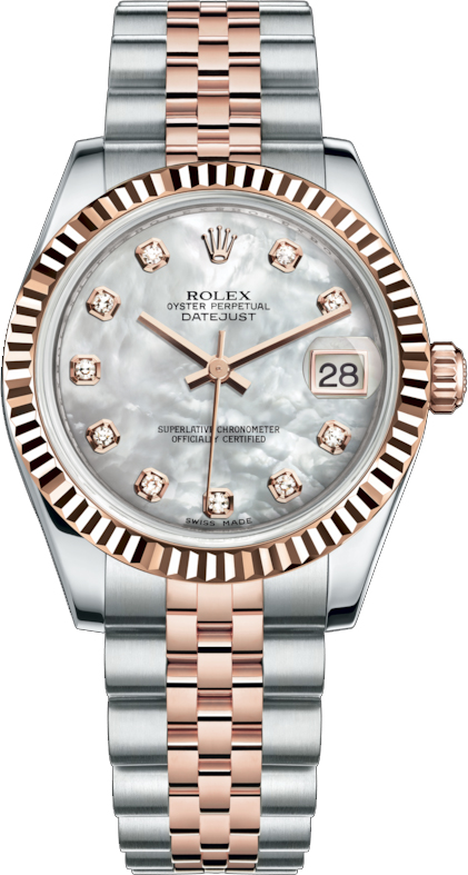 Rolex Datejust - 31 MM - Steel and Rose Gold -  178271 mopdj nyc watcher nyc watches