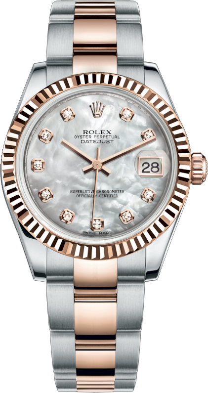 Rolex Datejust - 31 MM - Steel and Rose Gold - 178271-0058 nyc watcher nyc watches