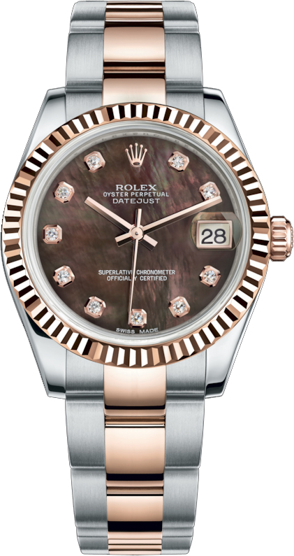 Rolex Datejust - 31 MM - Steel and Rose Gold - 178271-0054  nyc watcher nyc watches