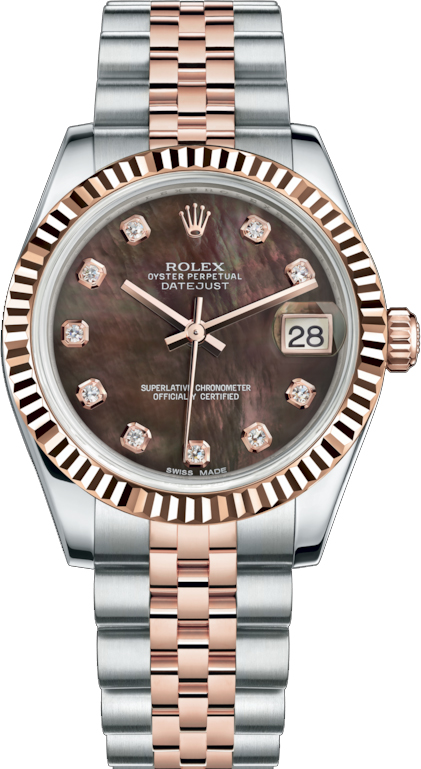 Rolex Datejust - 31 MM - Steel and Rose Gold - 178271-0032 nyc watcher nyc watches