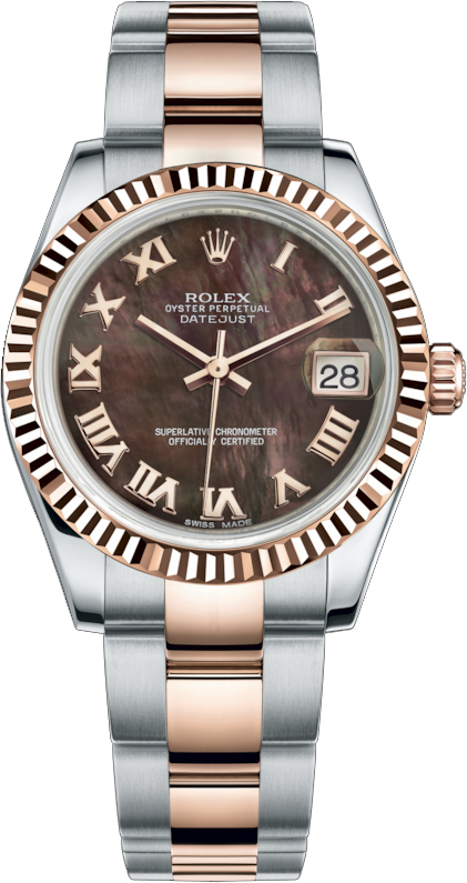 Rolex Datejust - 31 MM - Steel and Rose Gold - 178271-0047 nyc watcher nyc watches